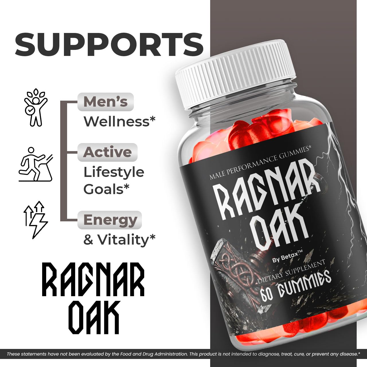 BetaX Ragnaroak Gummies Gummy, 60 Count