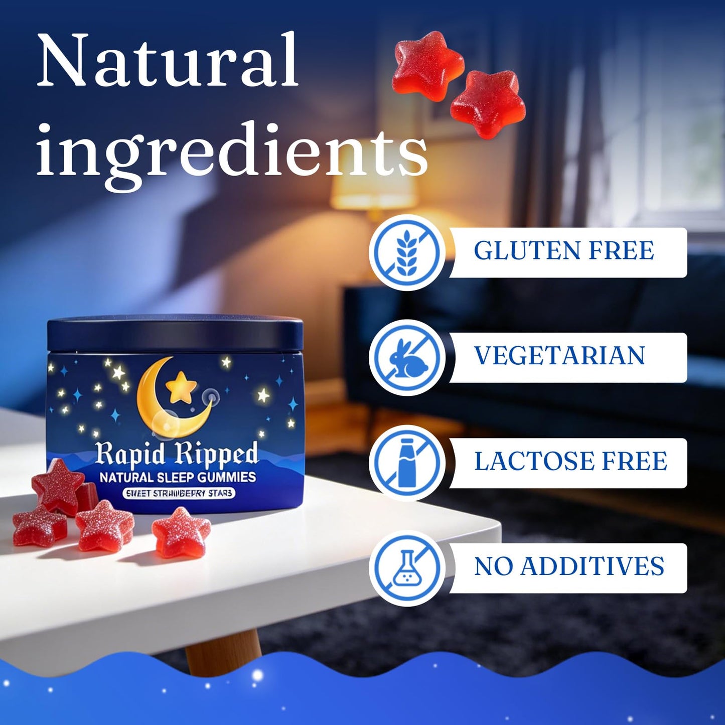 JRR LyraSleep Natural Sleep Aid Gummies 1 Count