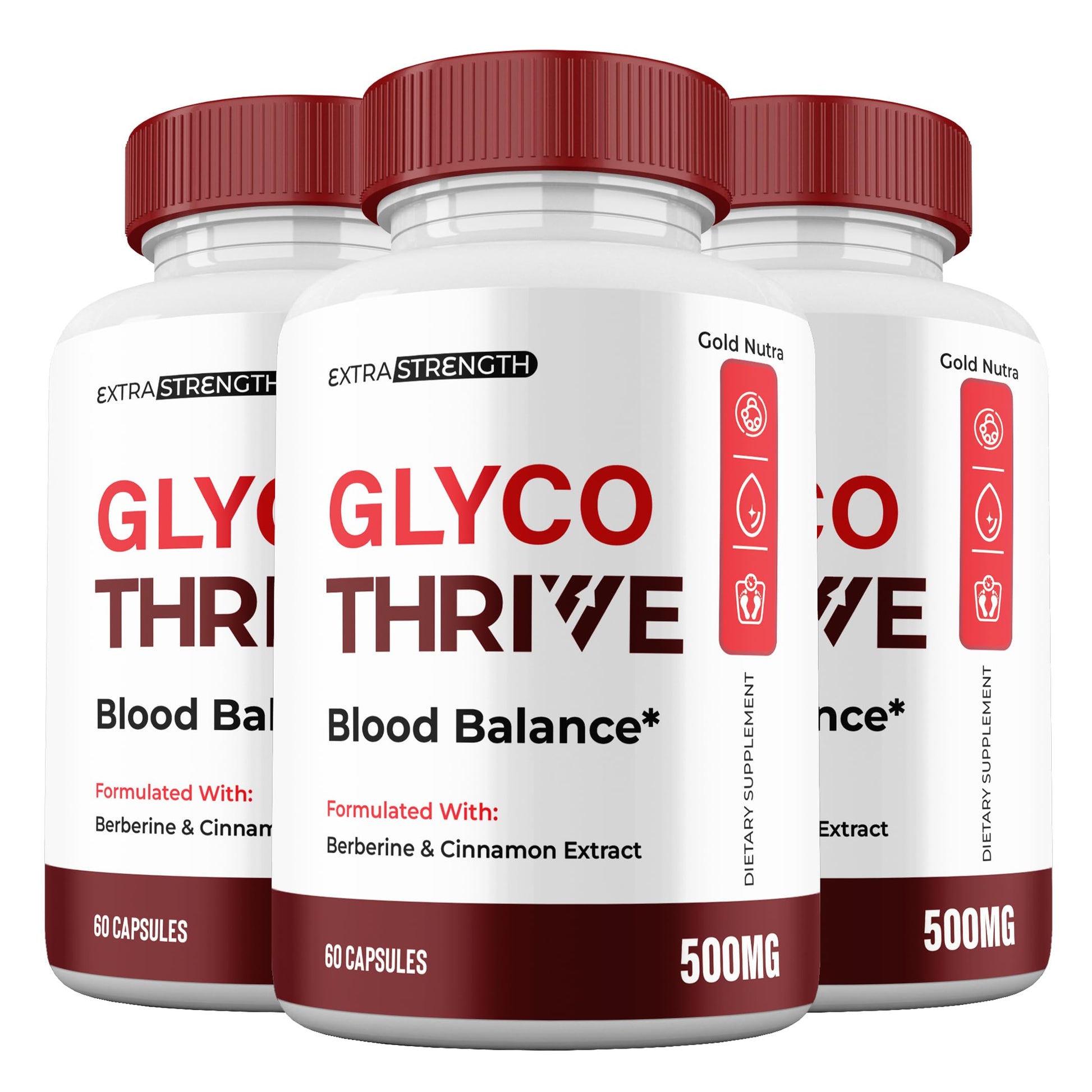 Gold Nutra Glyco Thrive Capsules, 3 Capsules