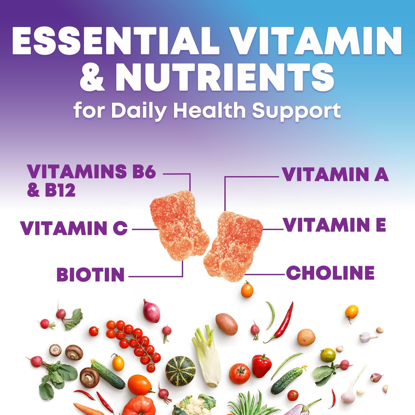 Nature's Choice Multivitamin Gummies for Adults, 120 Count