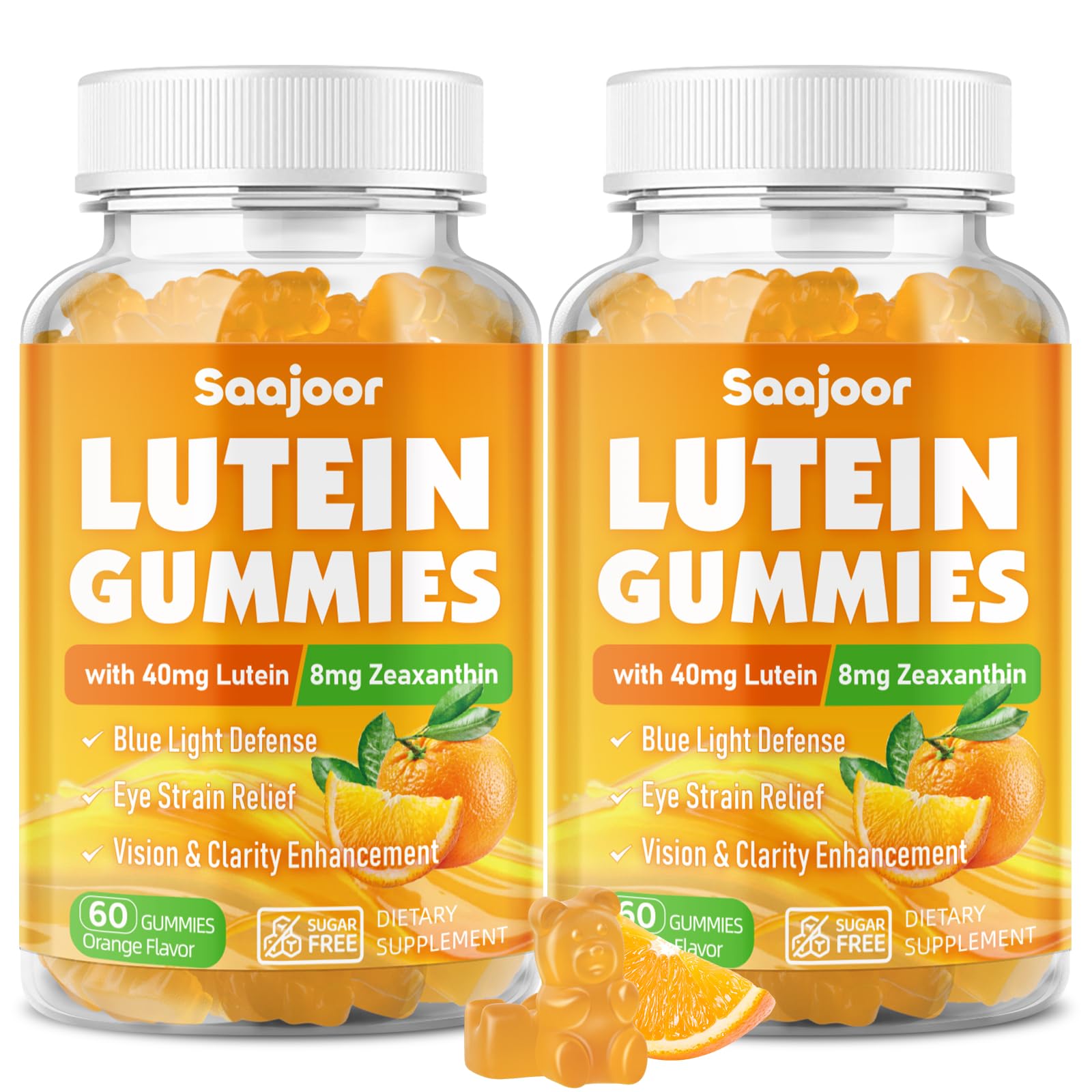 Saajoor Lutein & Zeaxanthin Gummies 2-pack