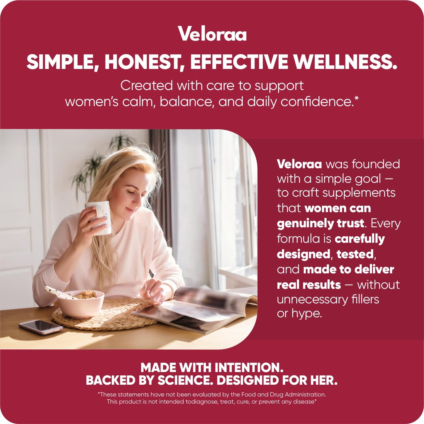 Veloraa Premium Magnesium Complex for Women Capsule 1 Count