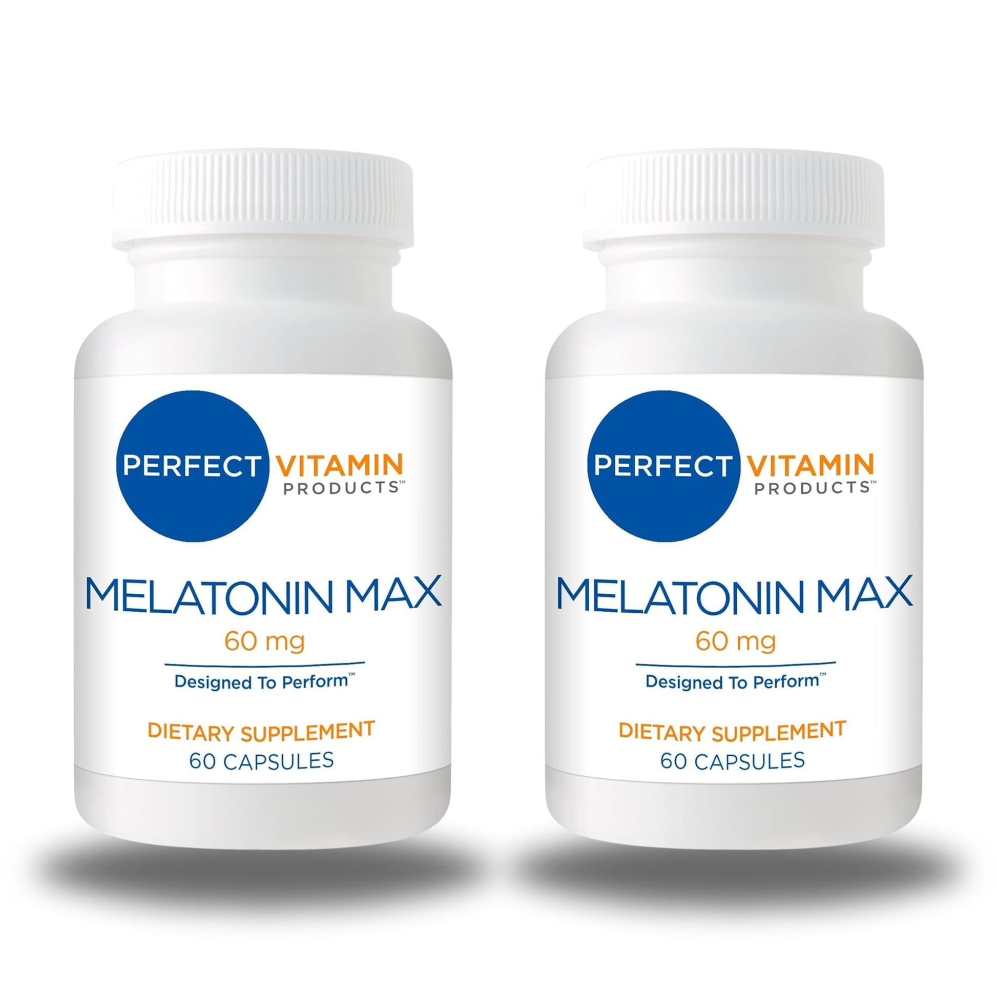 Perfect Vitamin Products Melatonin MAX Extra Strength 60mg Capsules, 120 Capsules