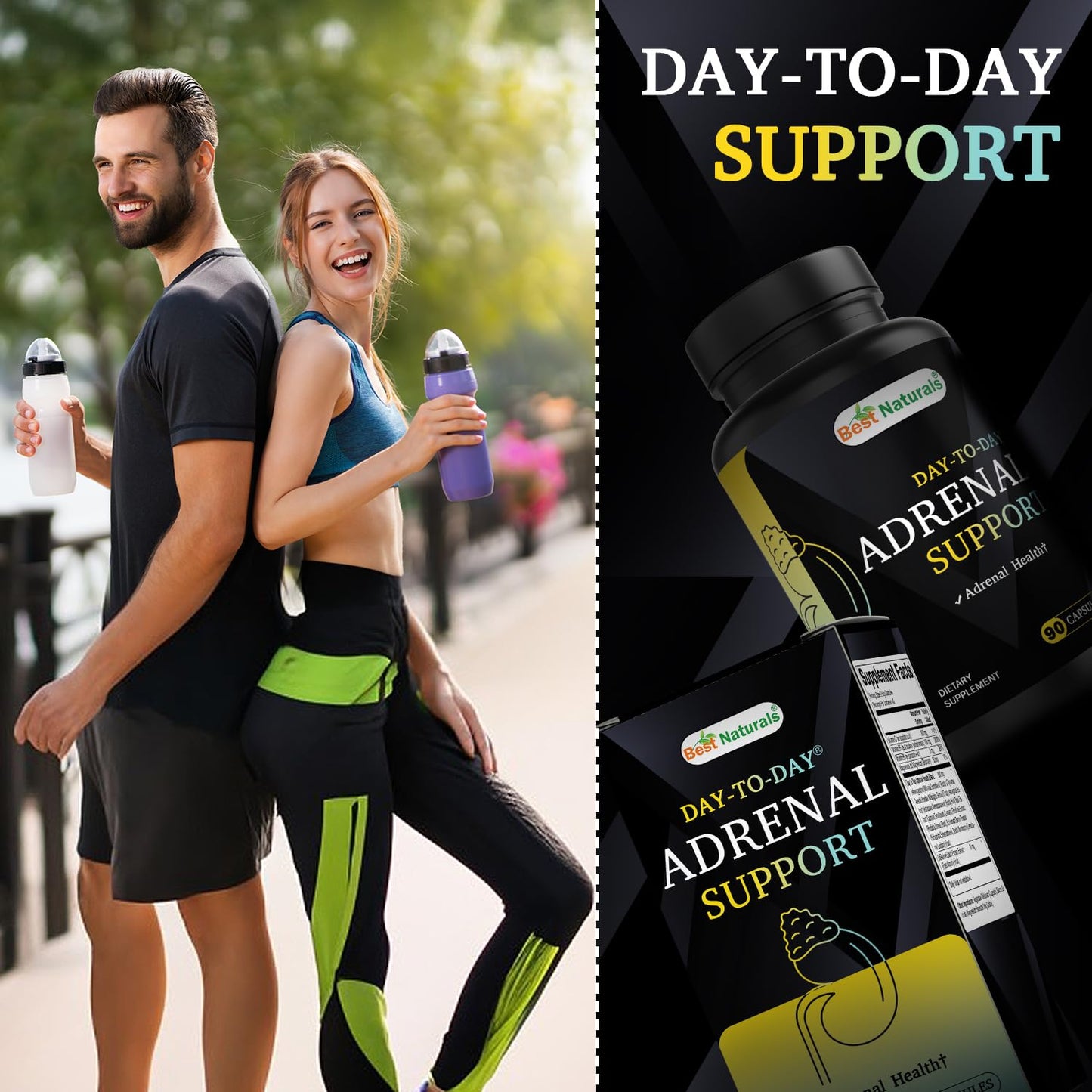 Best Naturals Day-to-Day Adrenal Support 90 Capsules