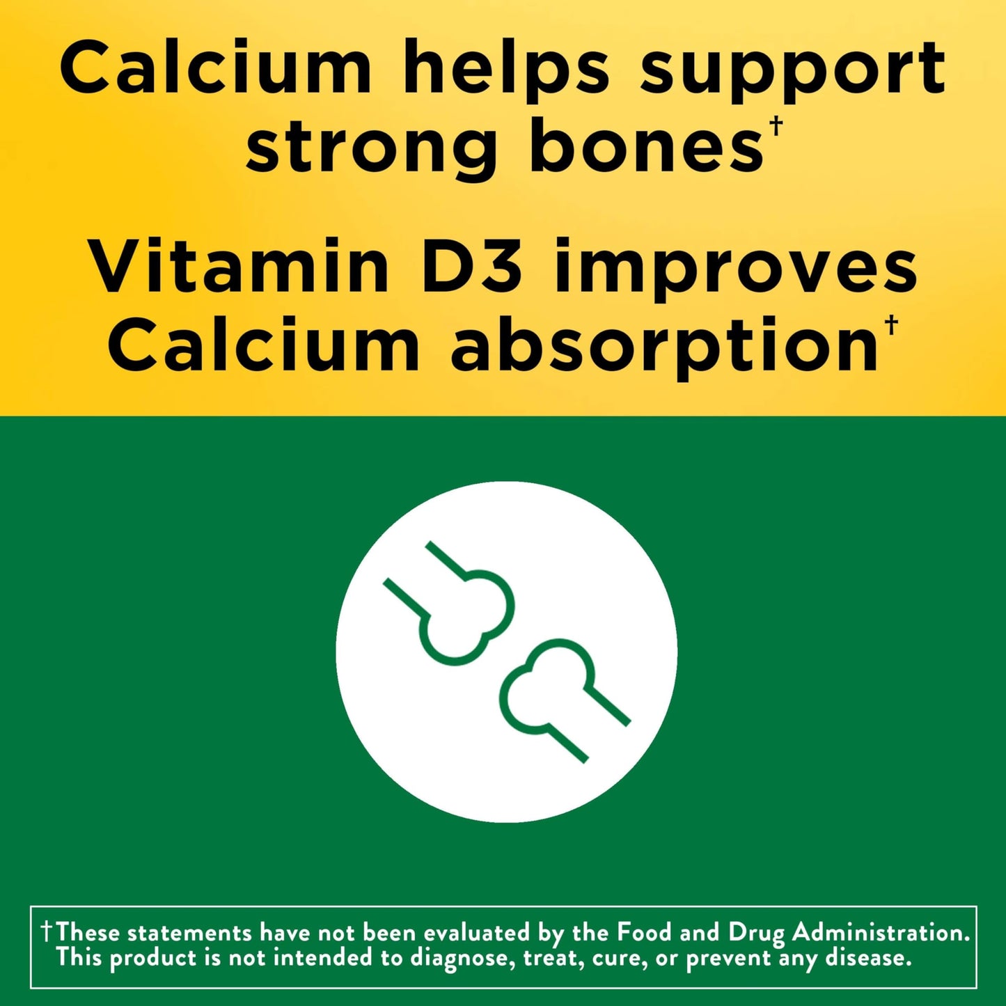 Nature Made Calcium Gummies 500 mg Per Serving with Vitamin D3, 80 Gummies