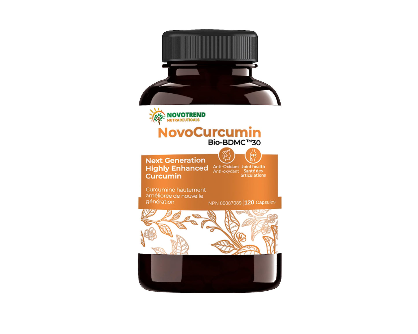 BIOBDMC NovoCurcumin Next Generation Highly Enhanced Curcumin Capsule, 120 Count