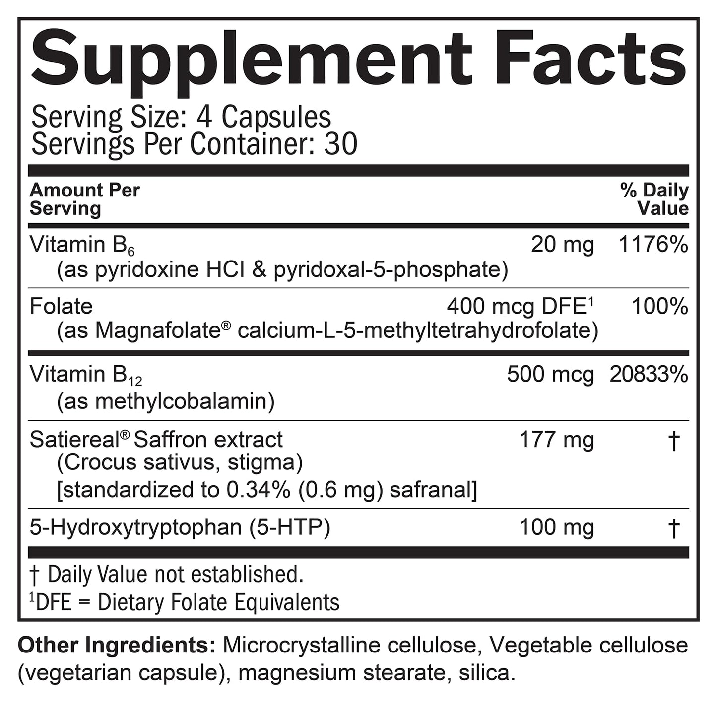BRAINMD Dr Amen Serotonin Mood Support Capsules 120 Capsules
