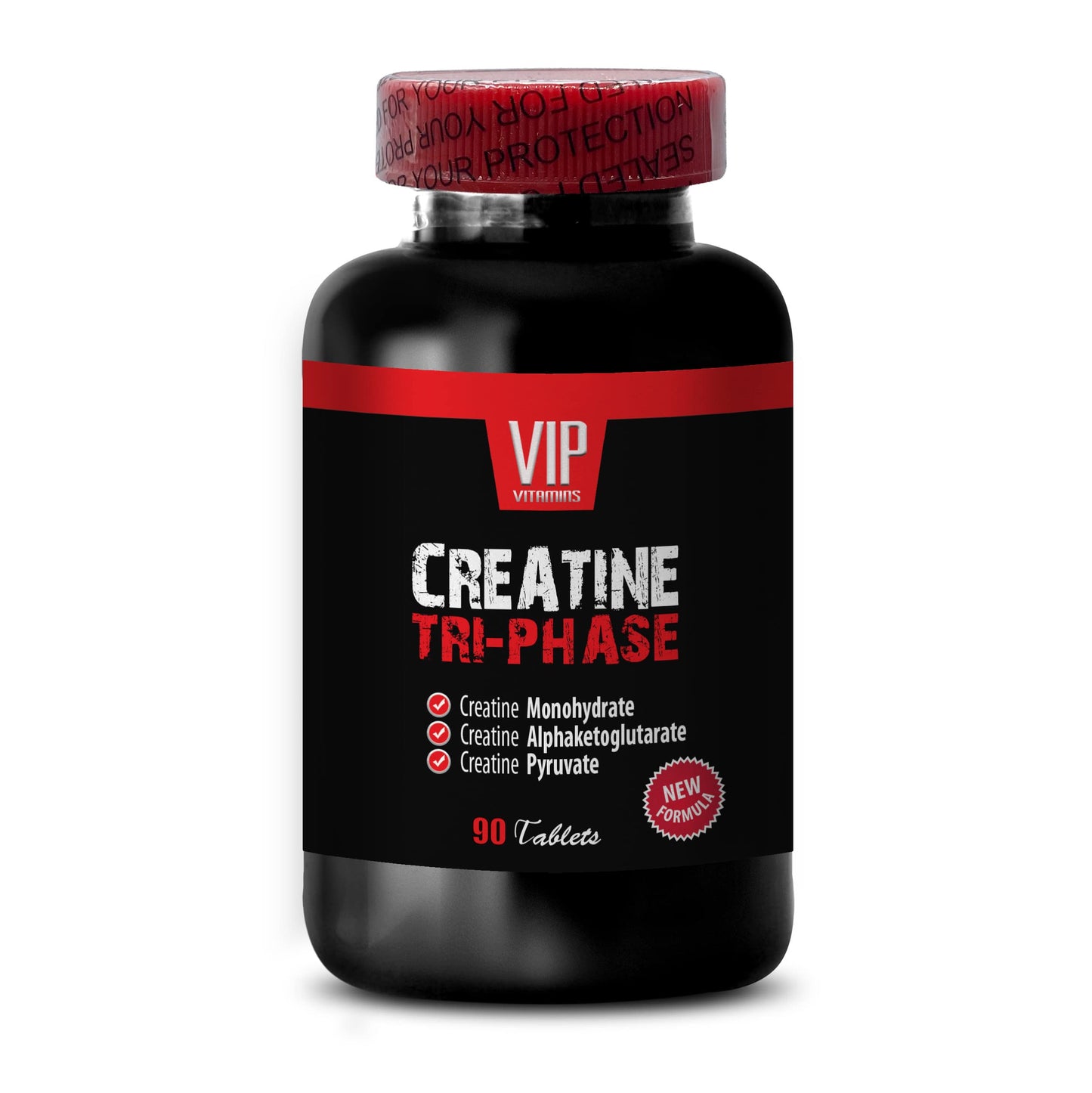 VIP Supplements Creatine Tri-Phase Tablet, 90 Tablets