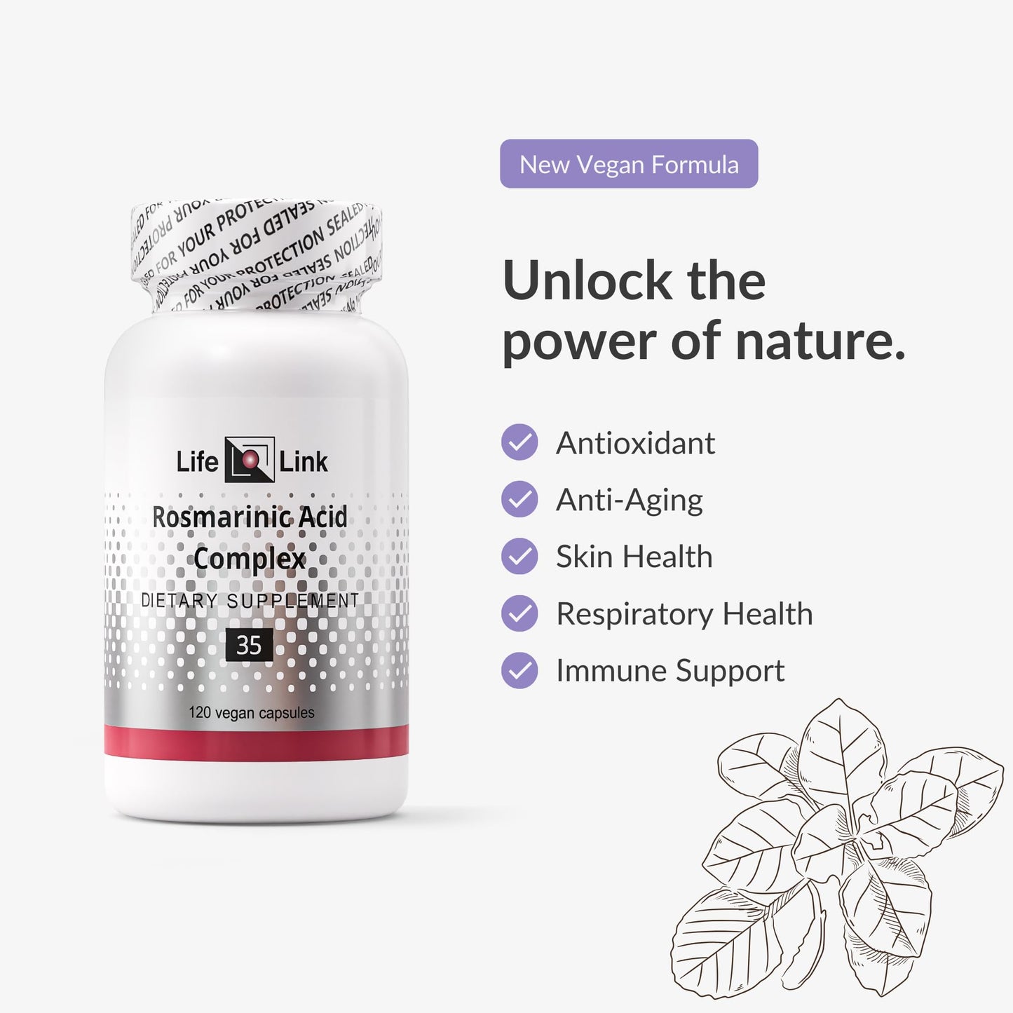 LifeLink Rosmarinic Acid Complex Capsule 120 Capsules