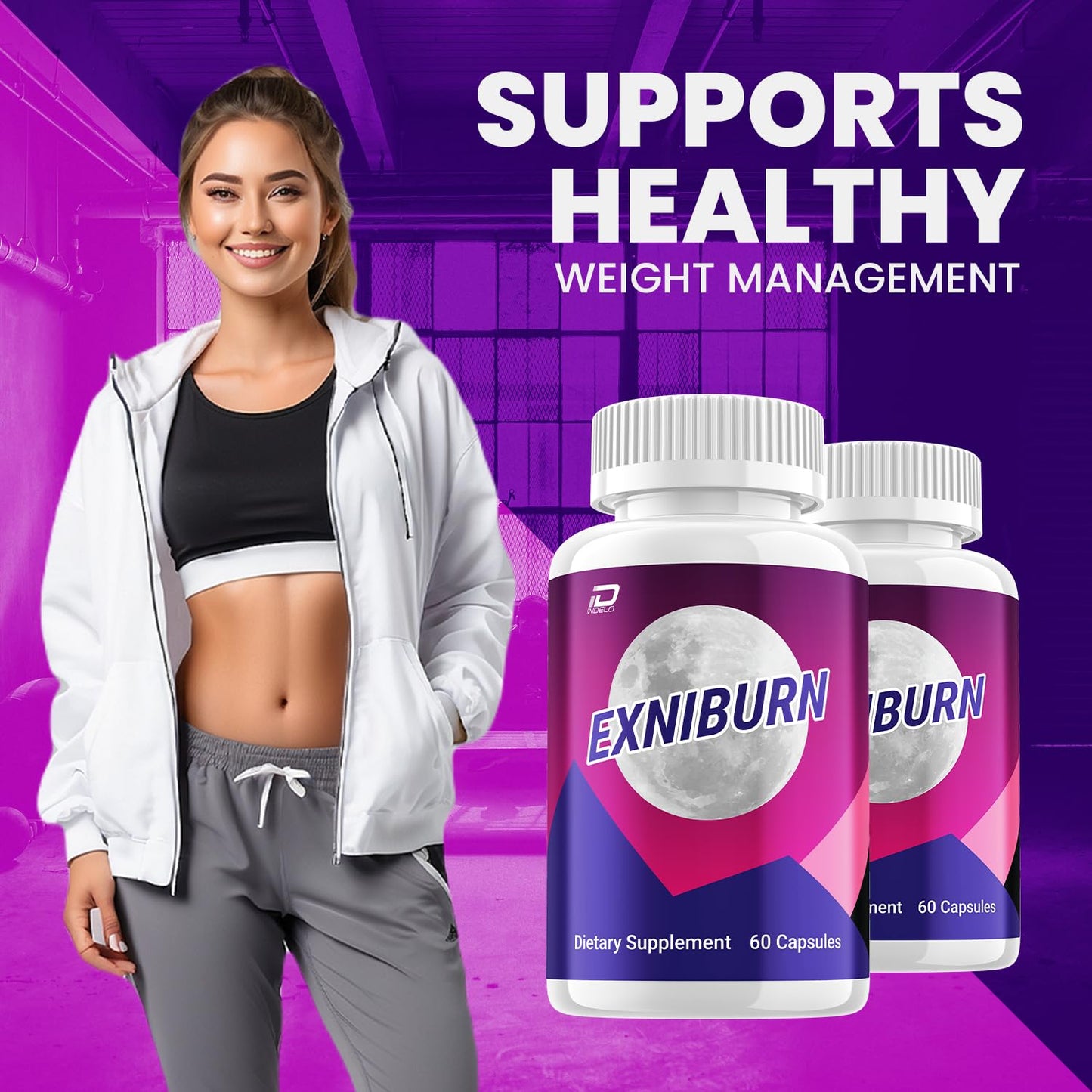 Indelo Exniburn Capsules 60 Count