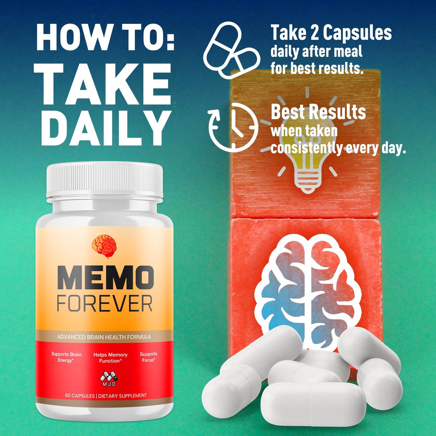 MJO Memo Forever 180 Capsules