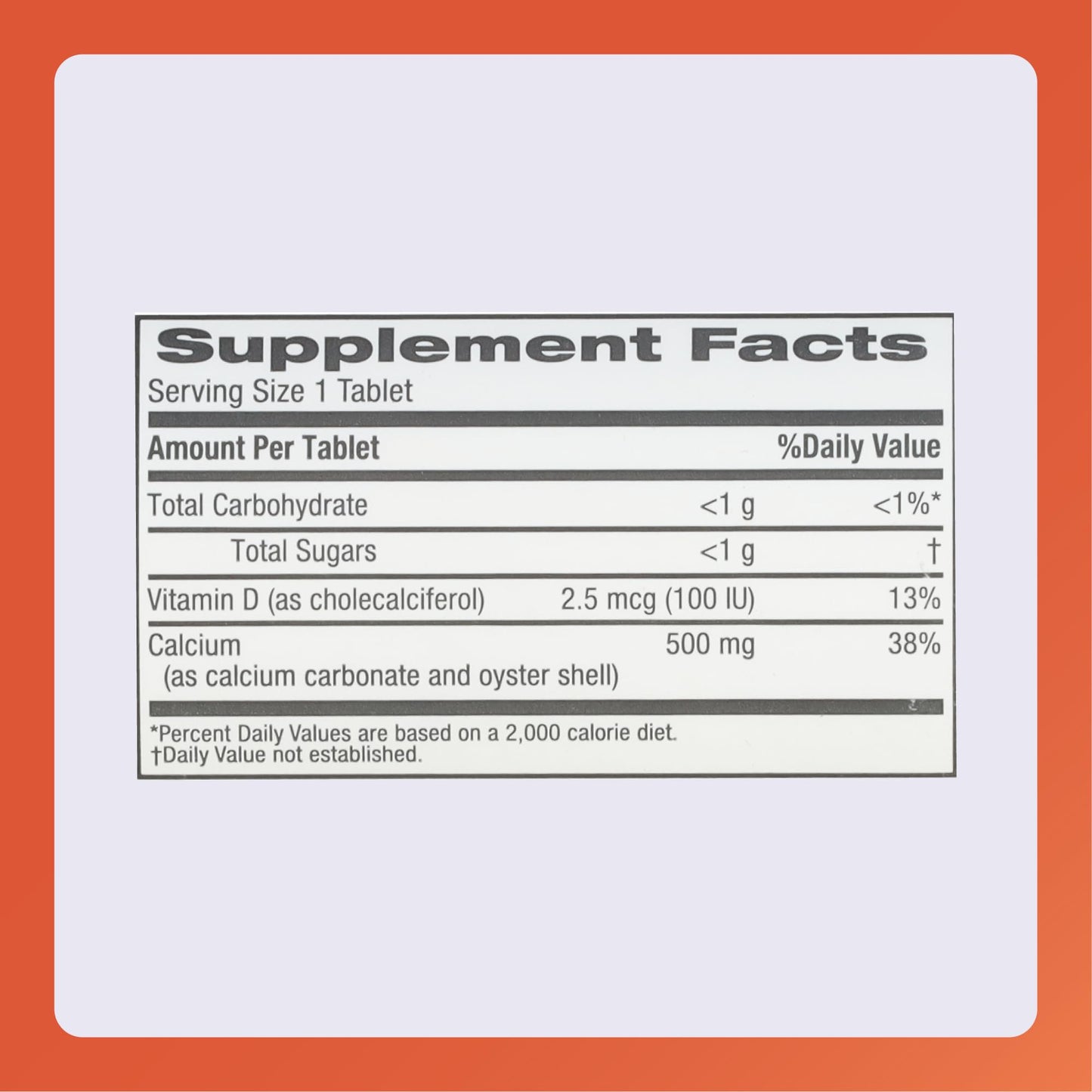 Rugby Laboratories 500mg Calcium Chewable Tablets 180 Count