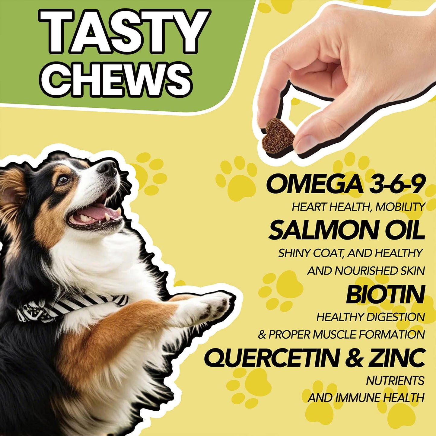 MEGNETA Omega 3-6-9 Fish Oil Soft Chews Chewable, 270