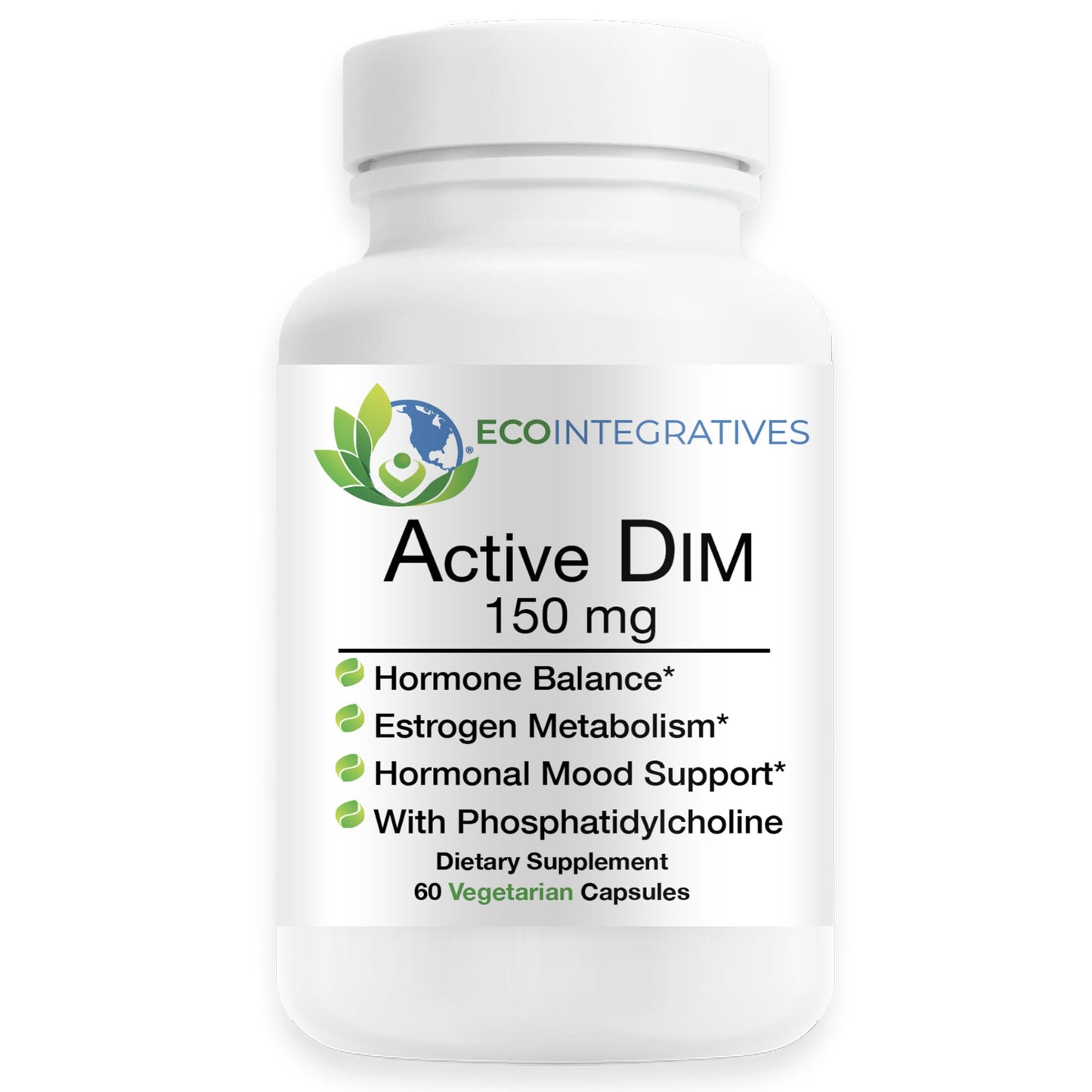 EcoIntegratives Active DIM 150 mg – Hormonal Health & Estrogen Regulation Capsules, 60 Count