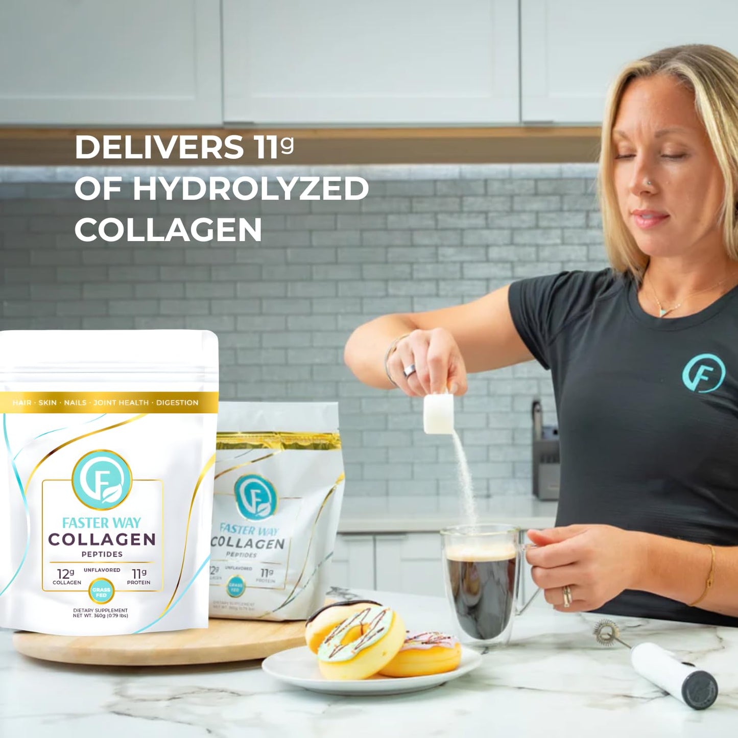 FASTer Way to Fat Loss Collagen Peptides Powder 0.13 oz