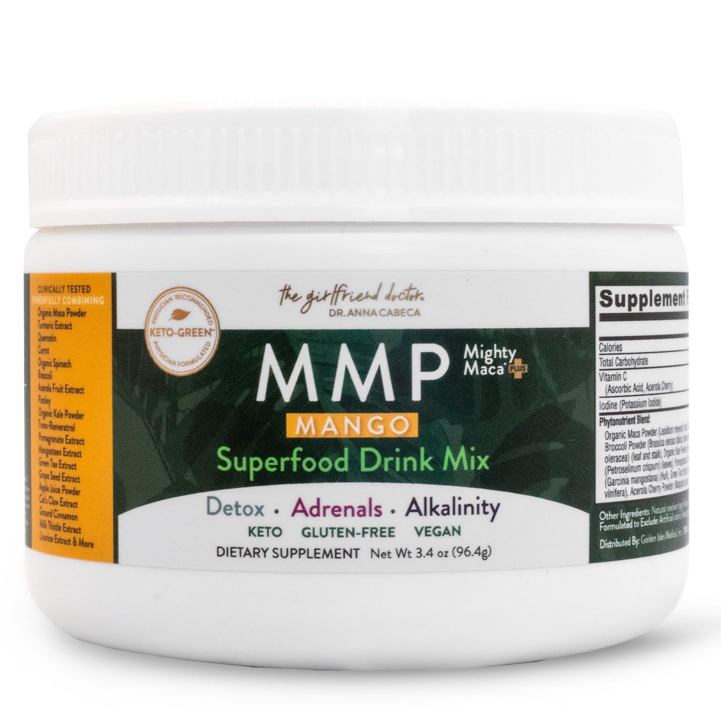 VIDAPURA Mighty Maca Plus Mango Powder 3.4 oz