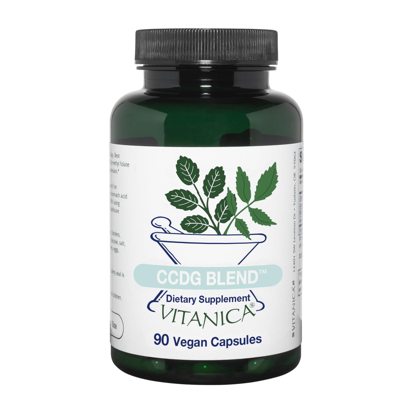 Vitanica CCDG Blend Immune Support DIM Supplement 200mg Turkey Tail Mushroom Turmeric Green Tea Capsules 90 Count
