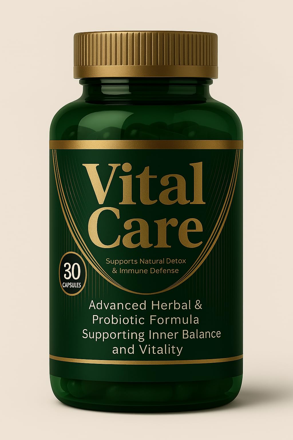 Vitacare New Vital Care Advanced Herbal & Probiotic Supplement 30 Capsules