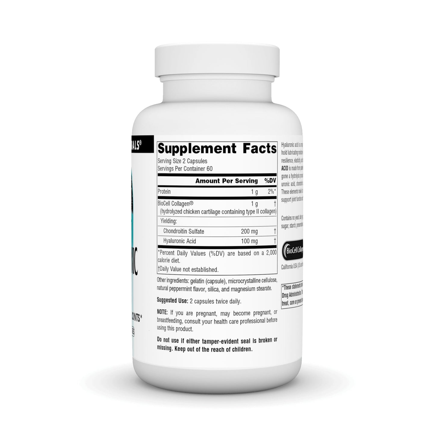 Source Naturals Hyaluronic Acid Promotes Healthy Joints 50 mg Capsule 120 Count