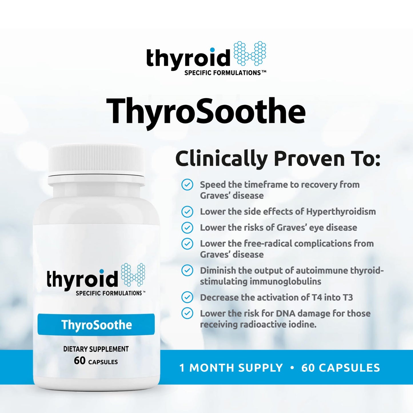 Thyroid Specific Formulations ThyroSoothe Capsule 60 Count
