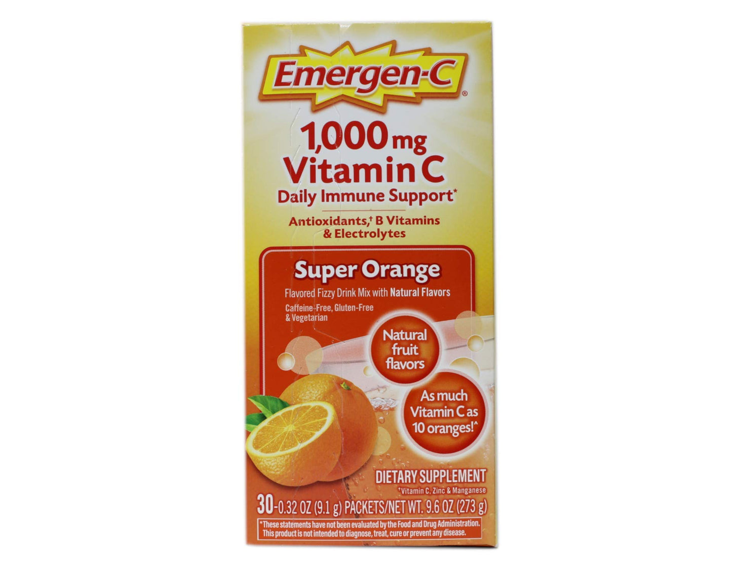 Emergen-C 1000 mg Vitamin C Capsule, 90 Count