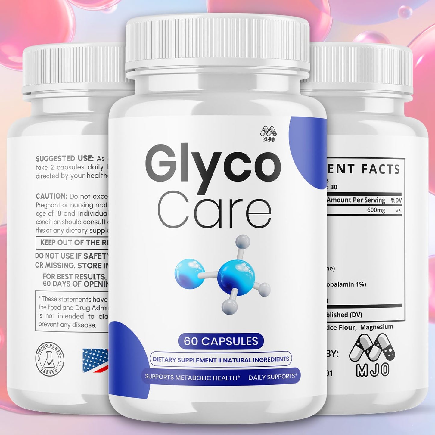 MJO Glyco Care 60 Capsules