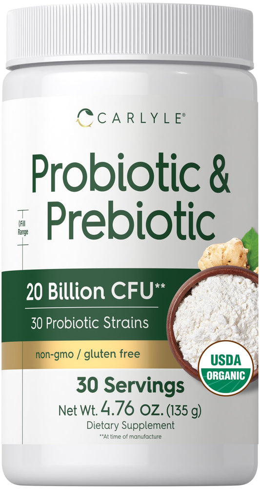 Carlyle Probiotic and Prebiotic Powder 4.76 oz