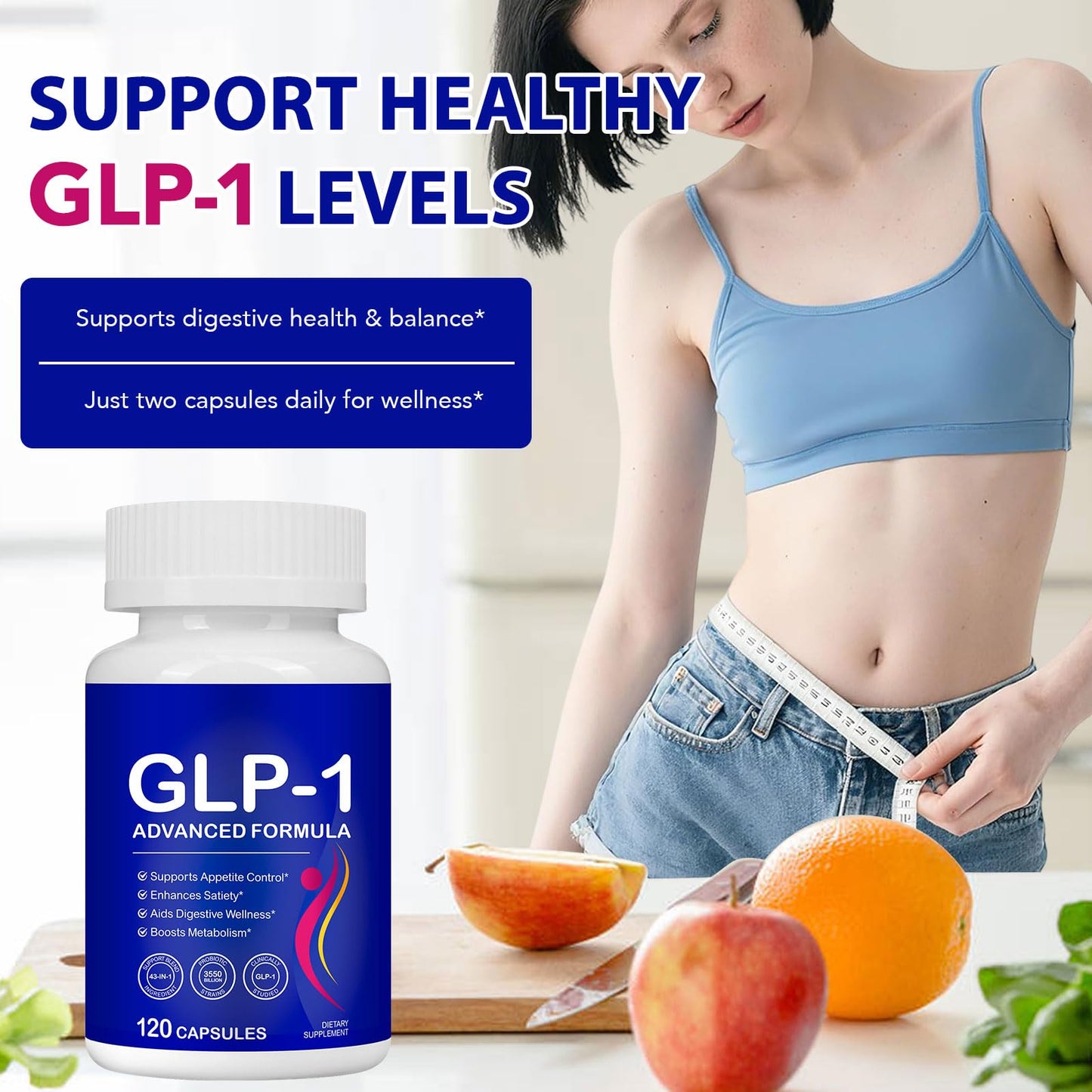 Buyourtaste GLP-1 Probiotic Capsule, 120 Capsules
