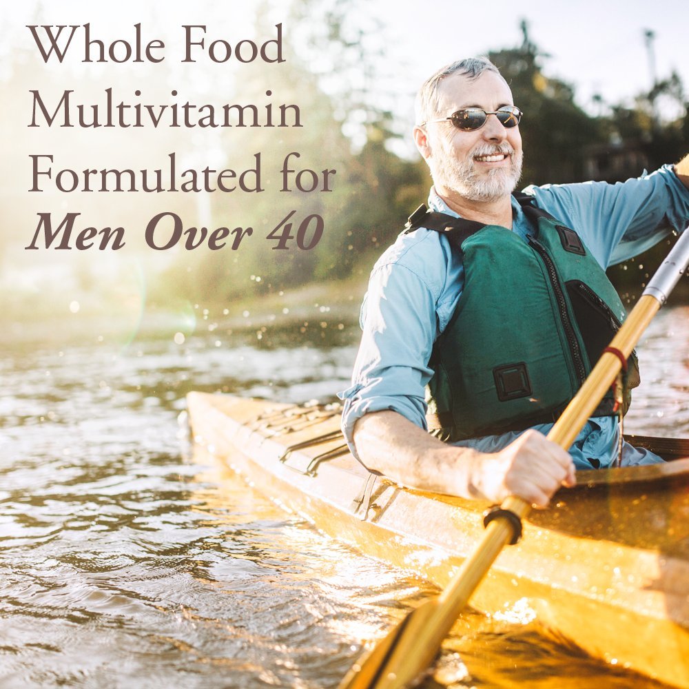 Garden of Life Organics Whole Food Multivitamin - Men 40+ Tablets, 240 Count
