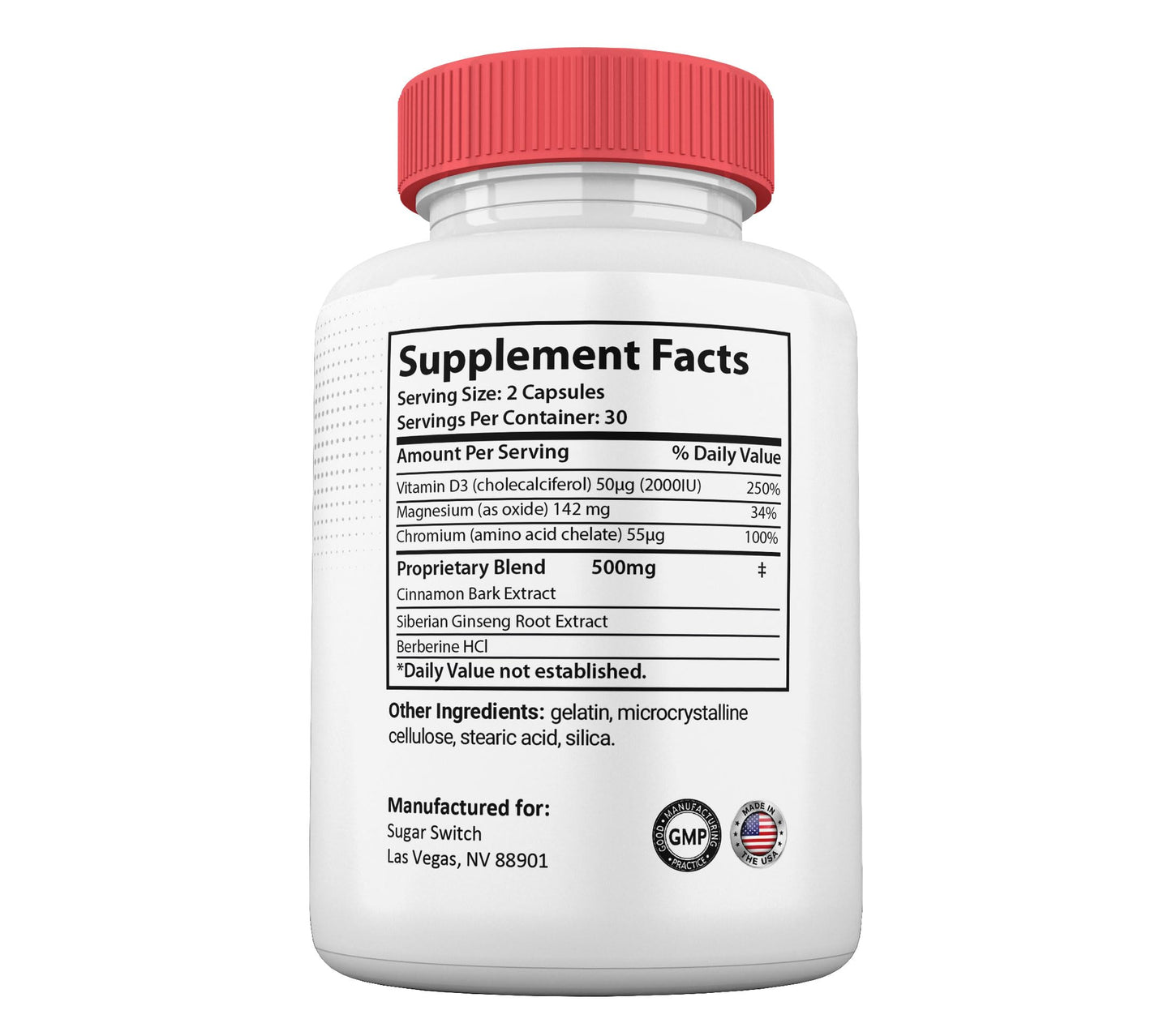 Gold Nutra GlucoRenu Capsules, 3 Pack