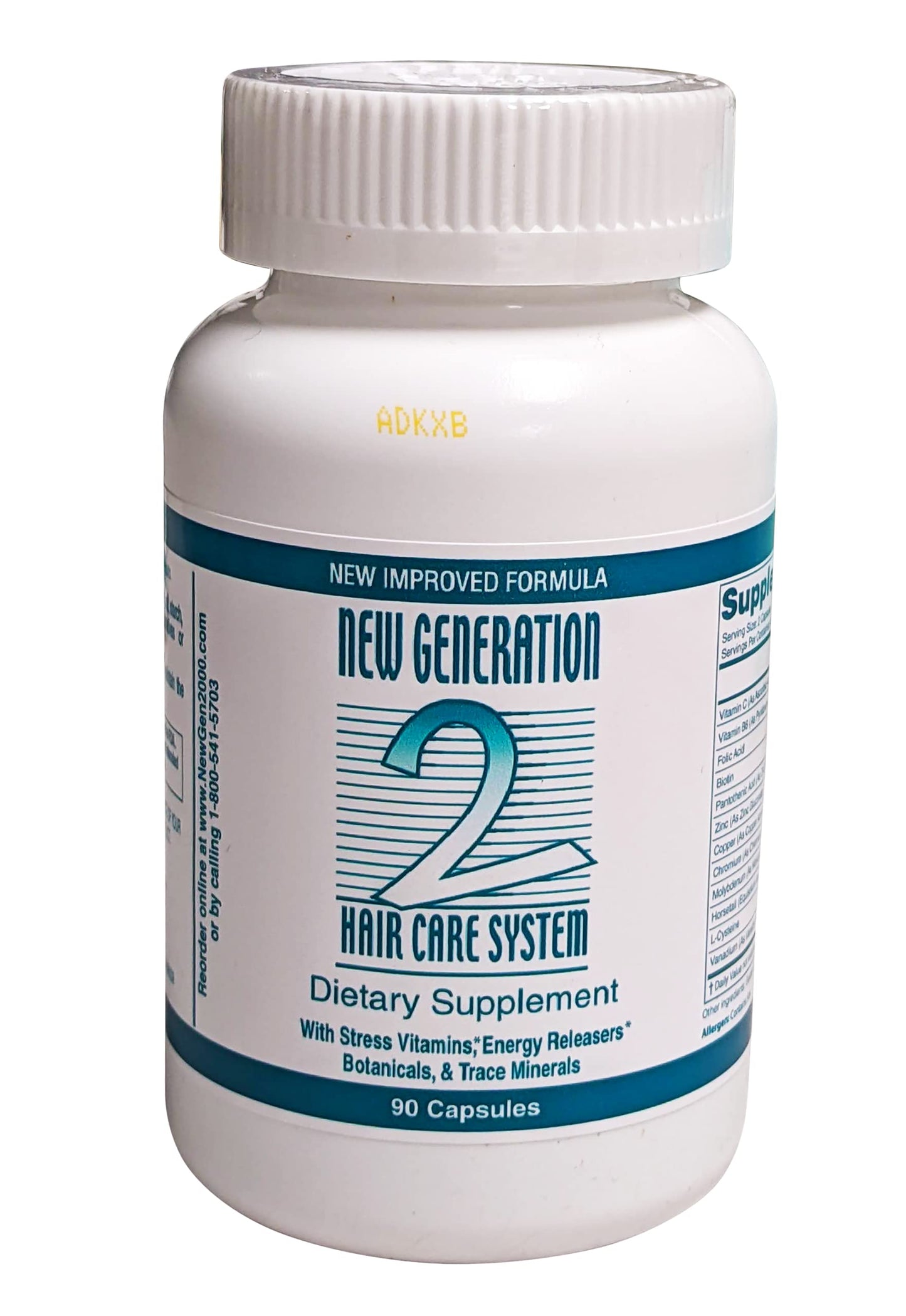 New Generation Dietary Supplements Hair Loss & Thinning Hair Support Capsule 90 Count