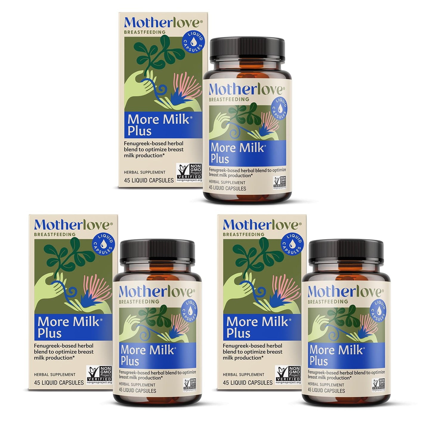Motherlove More Milk Plus Liquid Capsules, 135