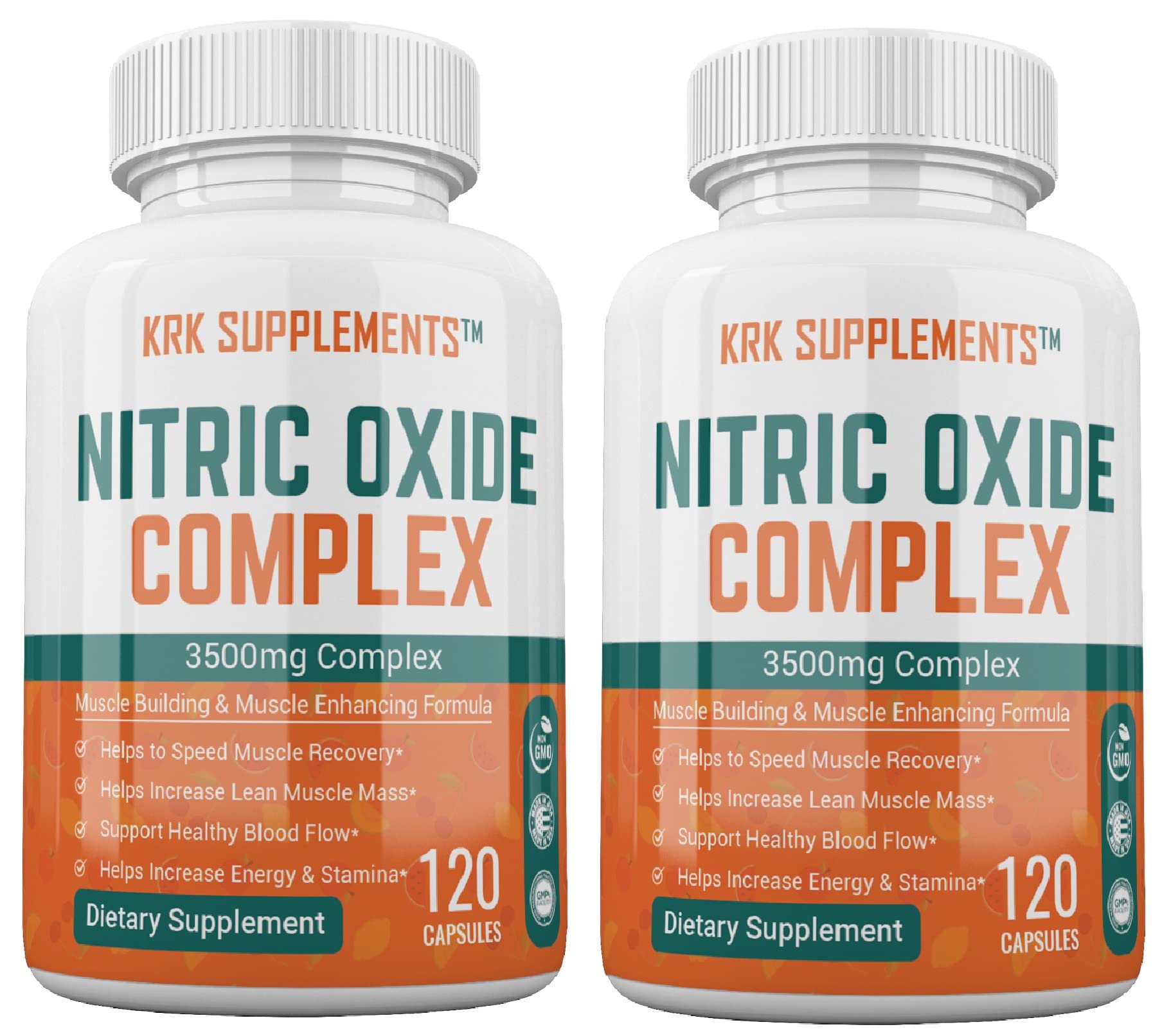 KRK SUPPLEMENTS Nitric Oxide Complex Capsule, 240 Capsules