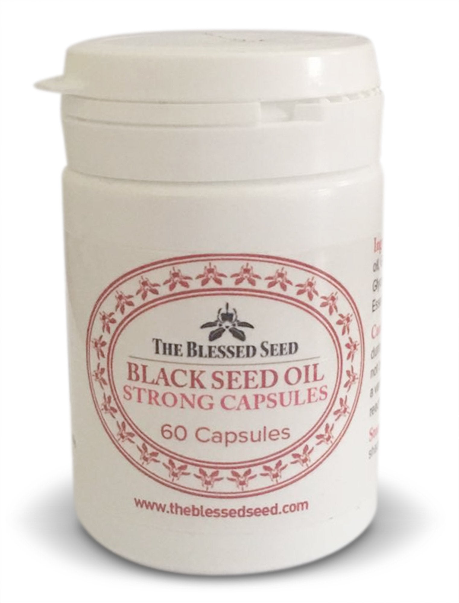 The Blessed Seed Strong Black Seed Oil Capsules 60 Count