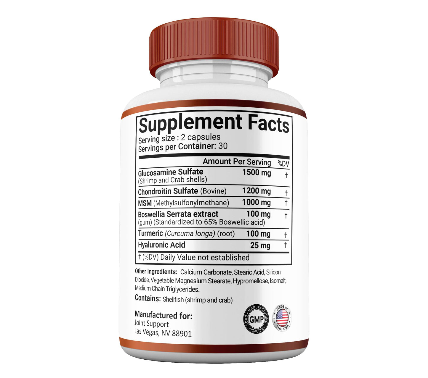 Gold Nutra Joint Support Capsules, 3 Pack