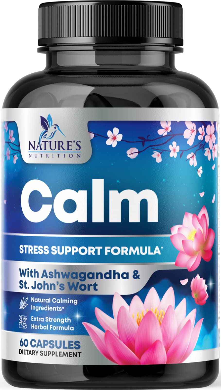 Nature's Nutrition Stress Support Supplement 60 Capsules