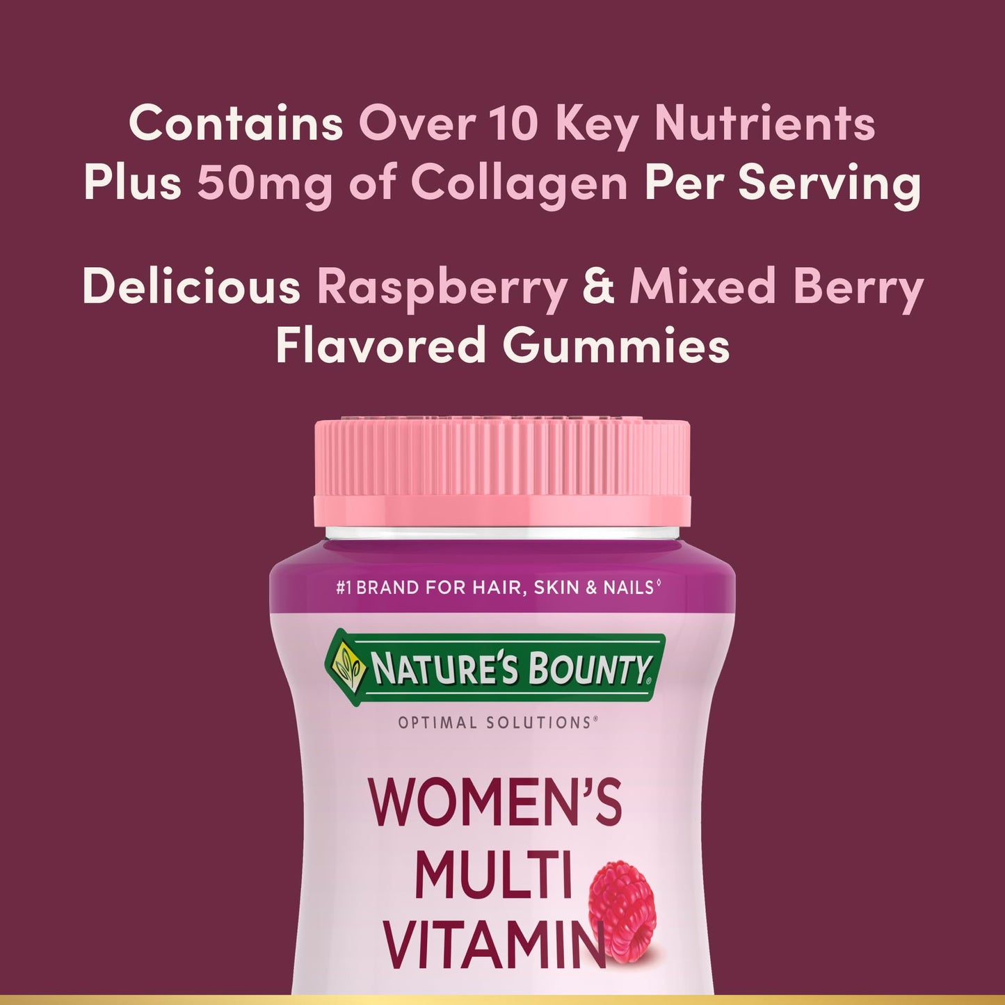 Nature's Bounty Optimal Solutions Women's Multivitamin Gummies 80 Count