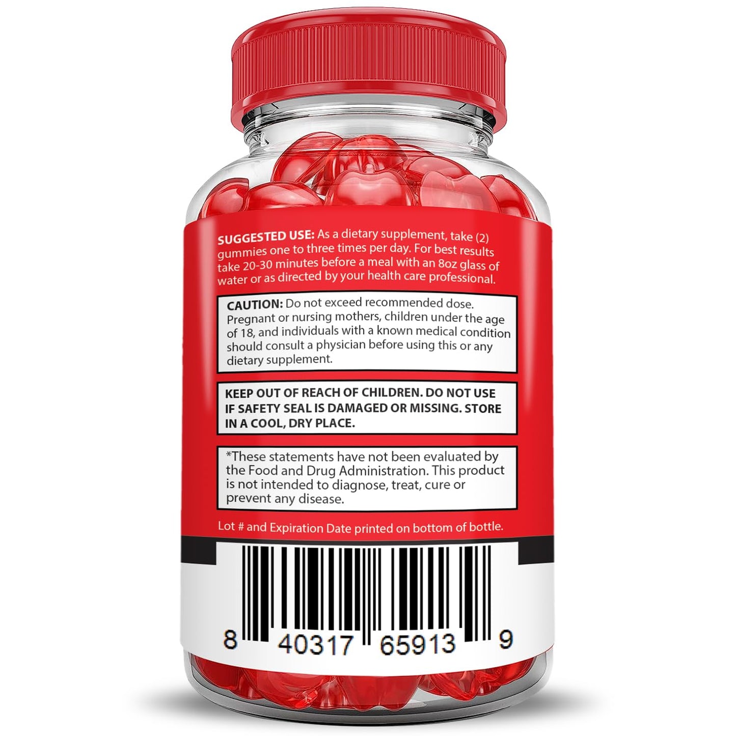 Justified Laboratories Keto Crave ACV Gummies Extreme 2000MG Advanced Formula, 600 Gummies