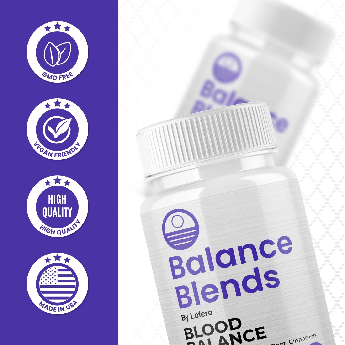 Lofero Balance Blends Flow Support Capsules, 60 Count