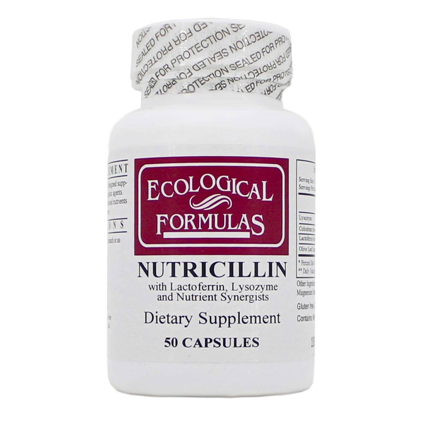 Ecological Formulas Nutricillin Capsule, 50 Capsules