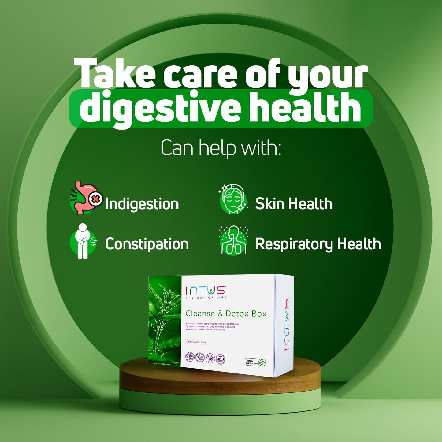 INTUS THE WAY OF LIFE Clean and Detox Box Capsules 12