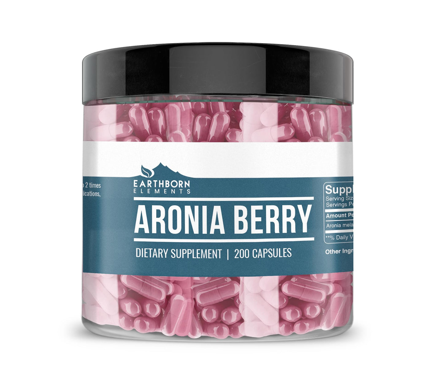 PURE ORIGINAL INGREDIENTS Earthborn Elements Aronia Berry Capsules, 200