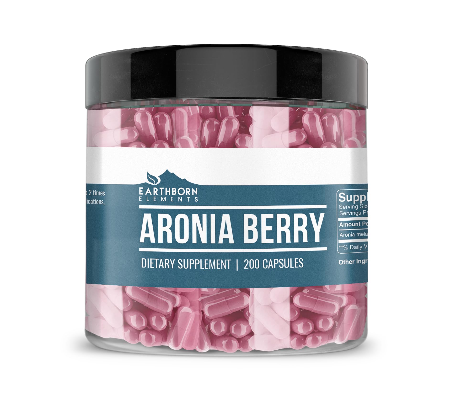 PURE ORIGINAL INGREDIENTS Earthborn Elements Aronia Berry Capsules, 200