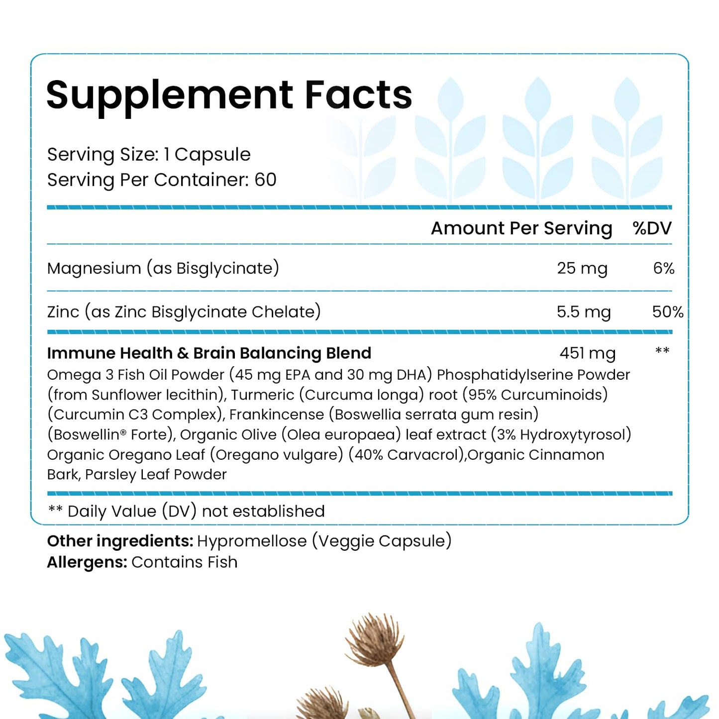 HELLO HEALTH Immunostrong Daily Immune Support 9-in-1 Immunity Vitamins with Immune Booster, Capsule, 60 Count