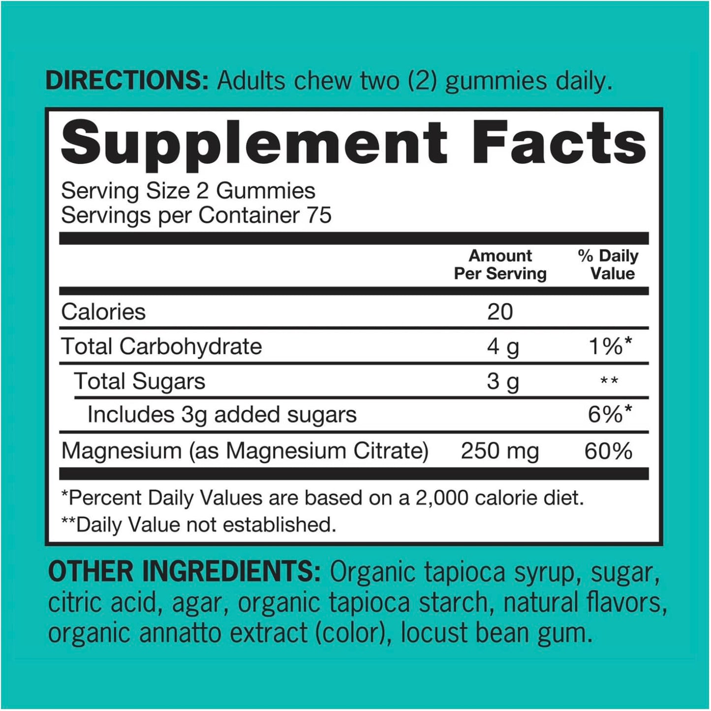 Generic Magnesium Citrate Tablets 180 Tablets