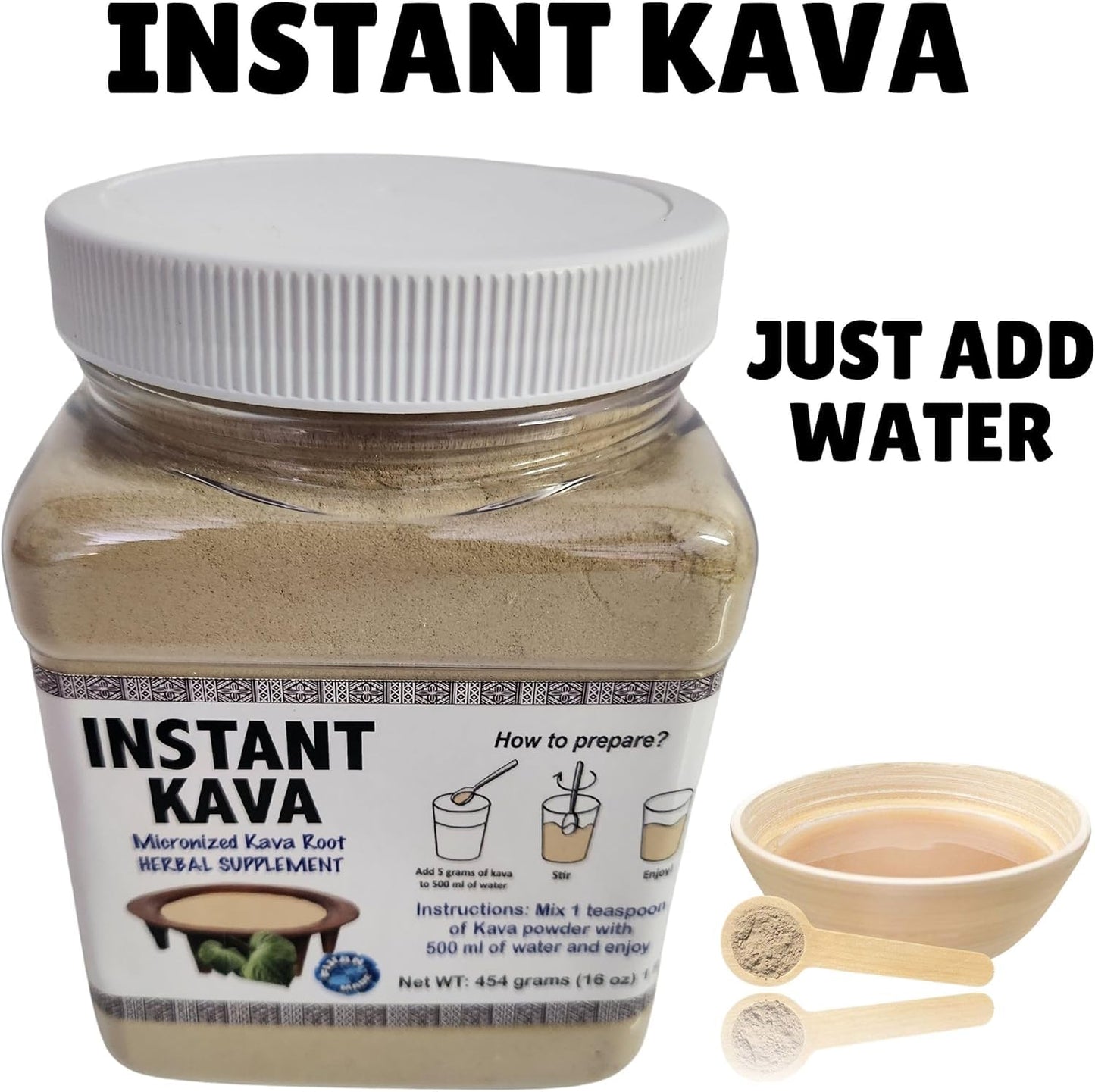 Enjoy Kava Micronized Instant Kava Powder 0.04 oz