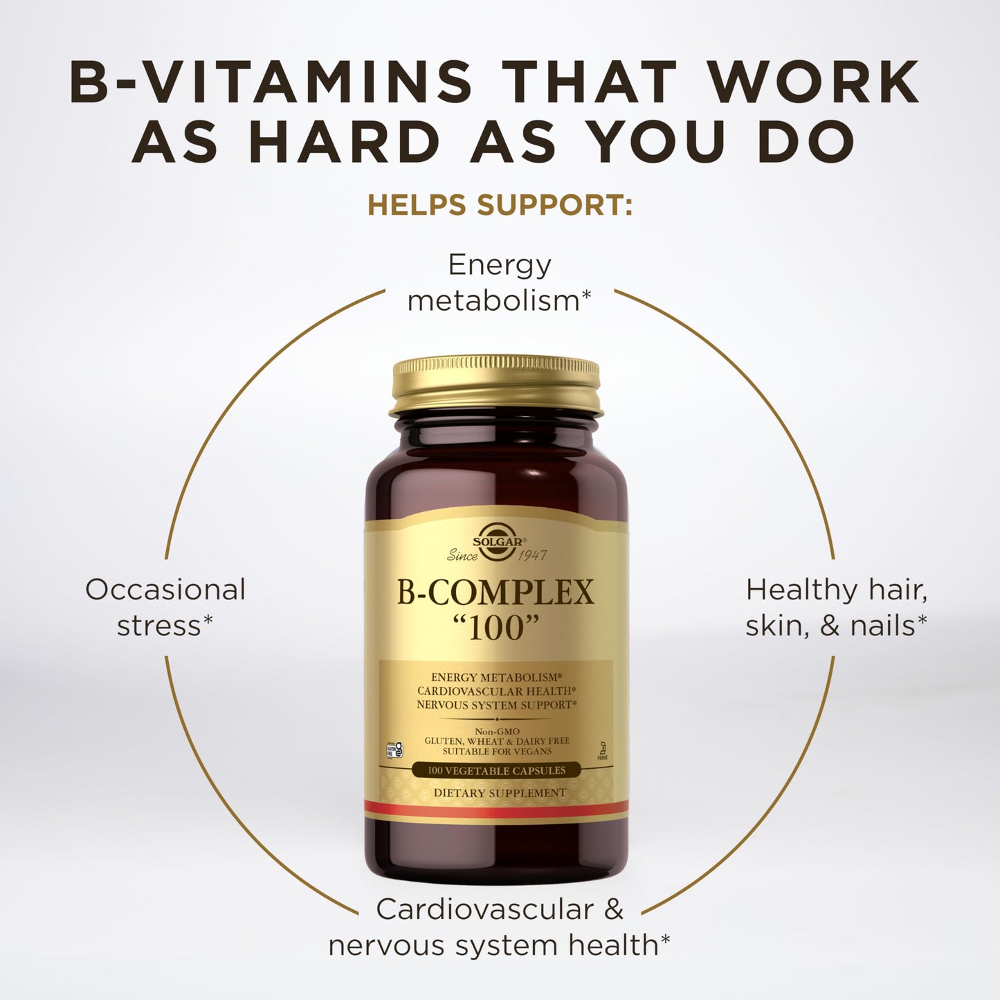 Solgar B-Complex 100 Capsules