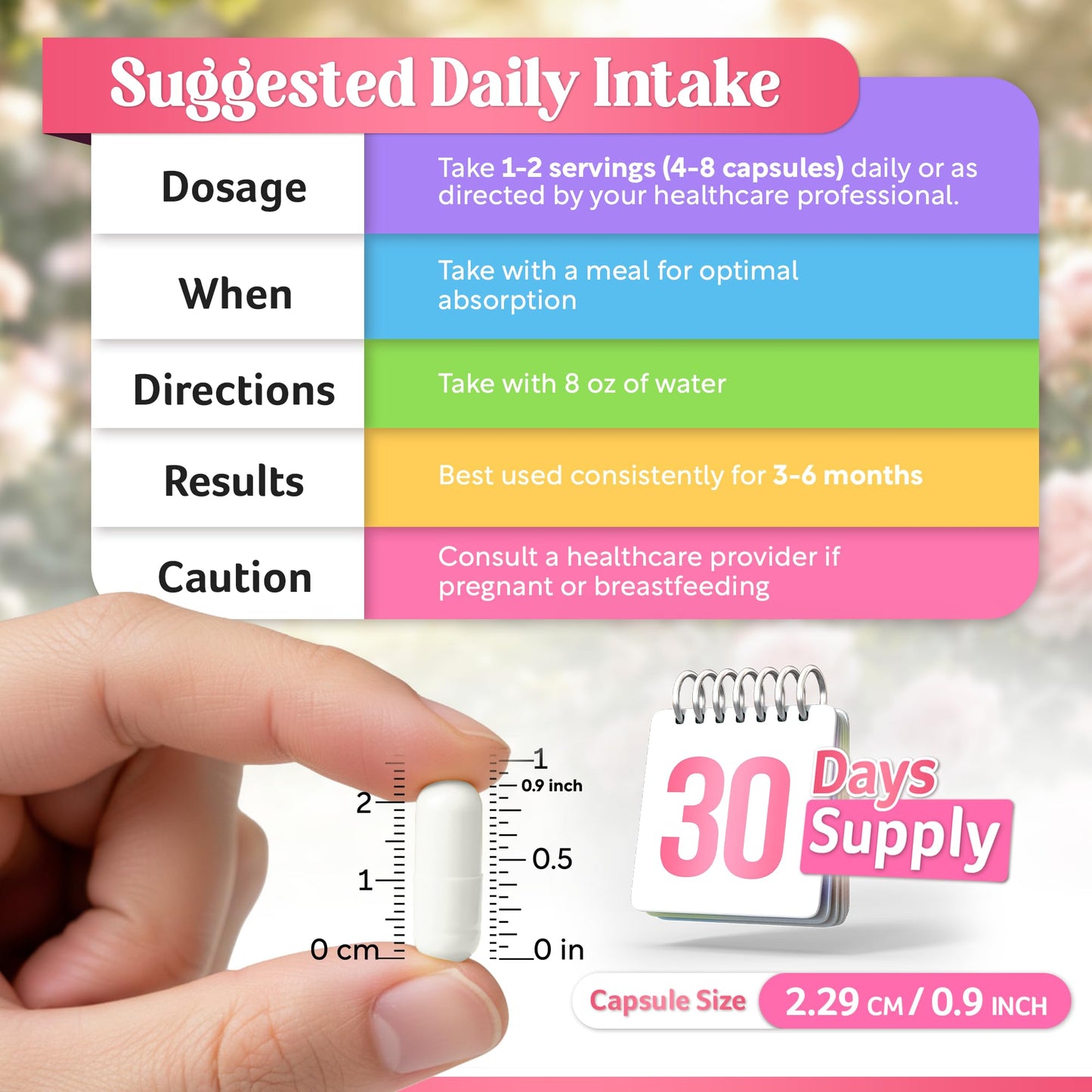 Dalnara Myo-Inositol & D-Chiro Inositol Supplement for Women - 40:1 Ratio with Folate, Vitamin D3, Magnesium & Zinc - Women's Wellness Multivitamin - 2050mg, 120 Capsules