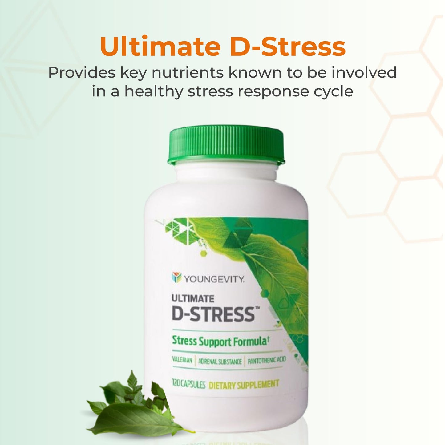 Youngevity Ultimate D-Stress Capsules, 120 Count