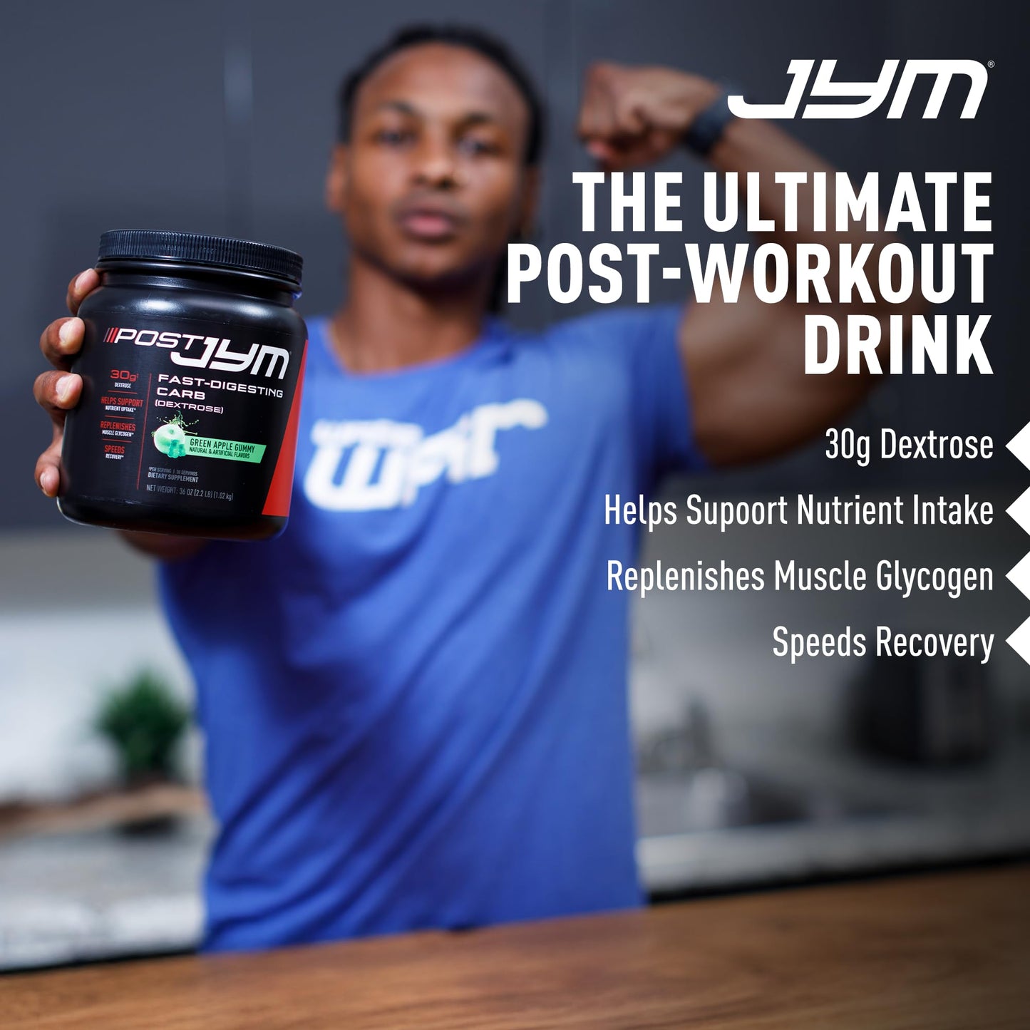 JYM Supplement Science Carb Fast Digesting Post Workout Recovery Powder 35.2 oz